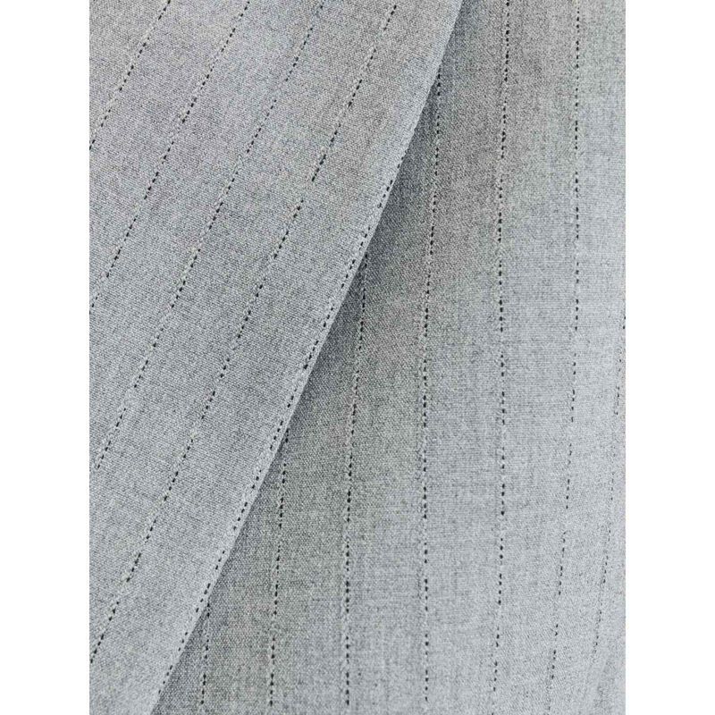 Veronika Maine Grey Pinstripe Fitted Blazer image number 2